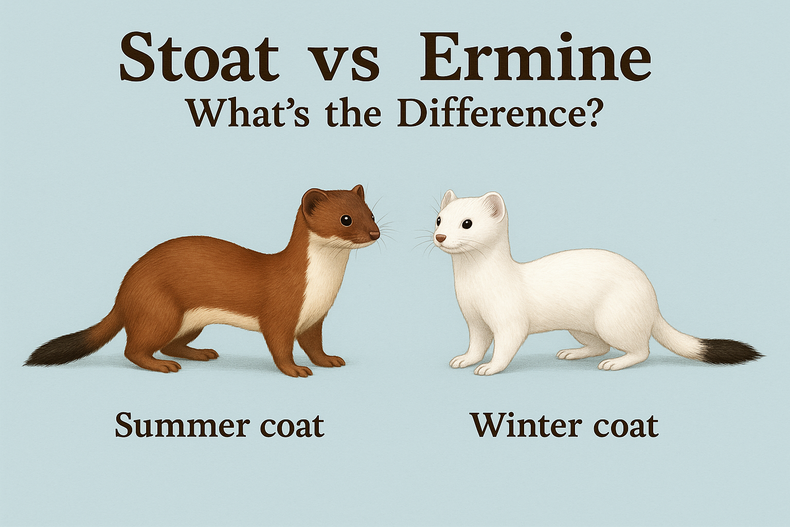 Stoat vs Ermine