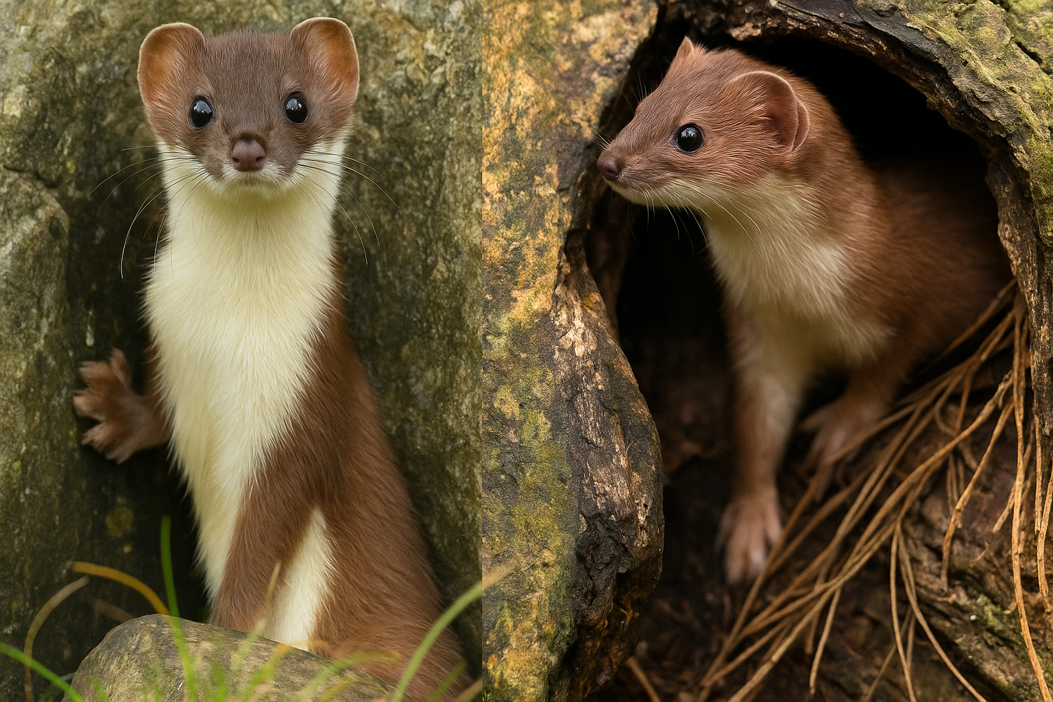 Stoat vs Weasel